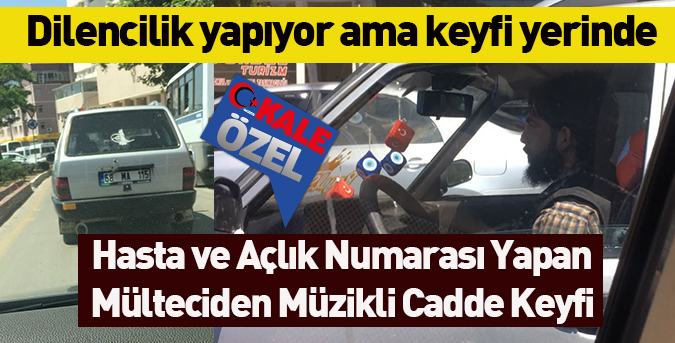 Sahtekar mülteciden müzikli cadde keyfi!