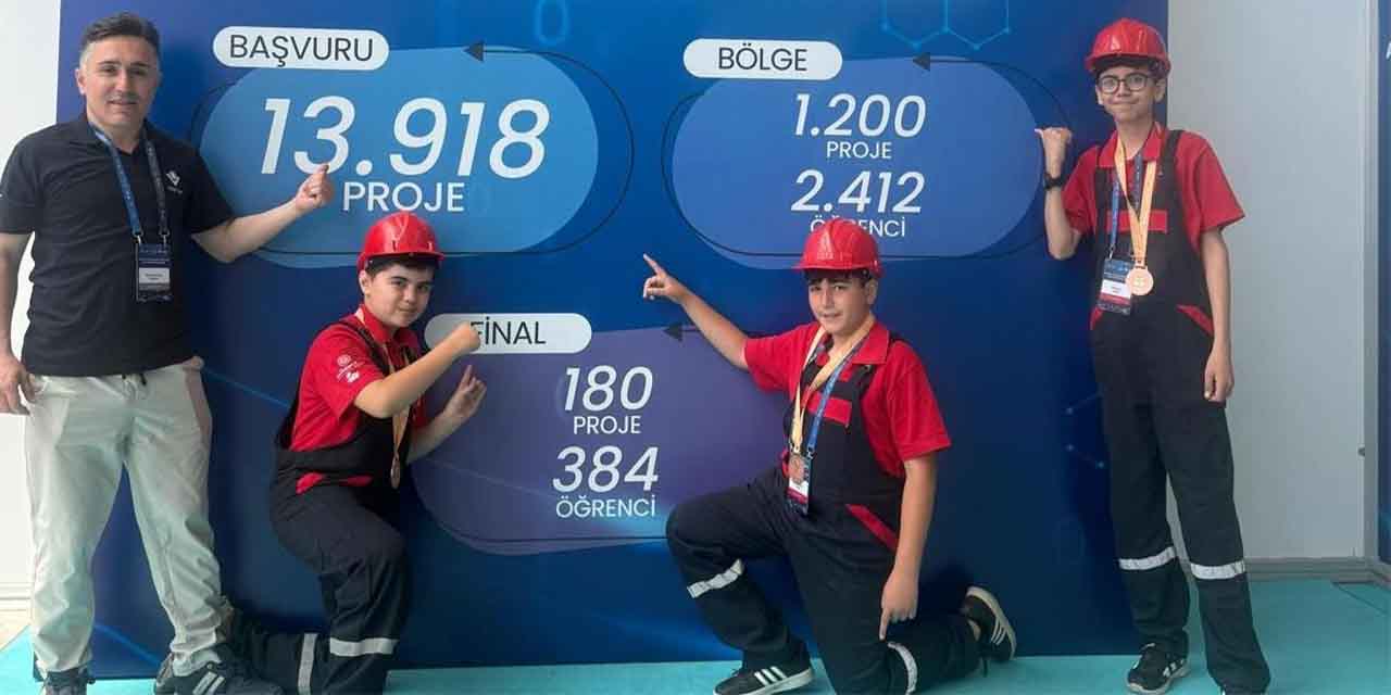 TÜBİTAK finallerinde BİLSEM üçüncüsü oldu
