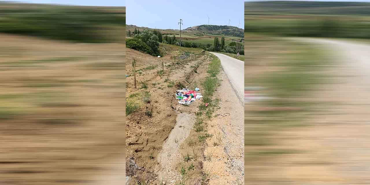 Çöp kirliliği muhtarı kızdırdı!