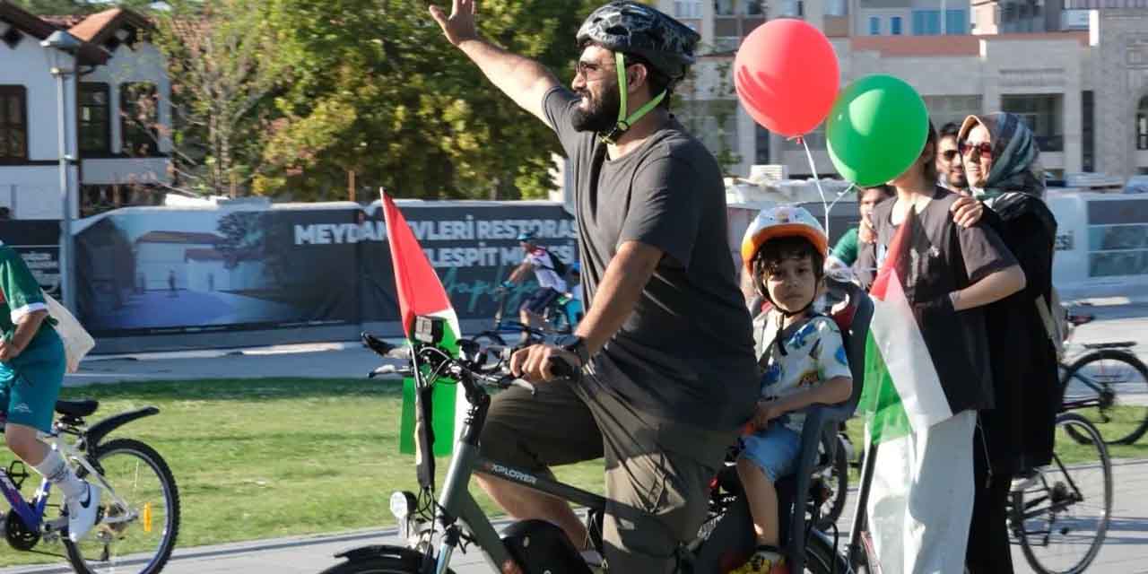 Kırıkkale’de Gazze için pedallar dönecek