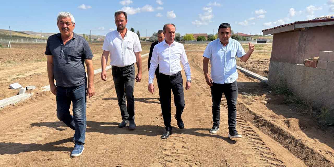 Balışeyh’te üstyapı çalışmaları tüm hızıyla sürüyor