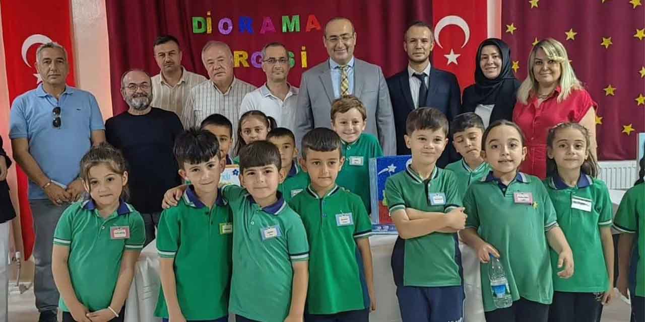 Bahşılı’da miniklerden diorama sergisi