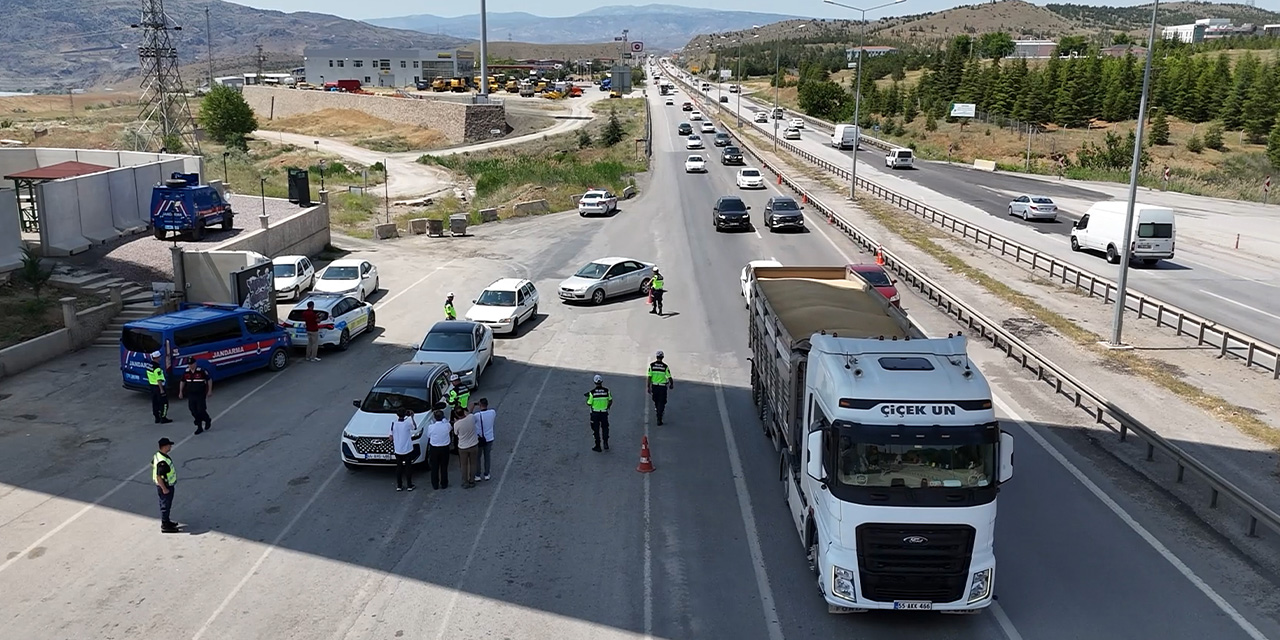 Kırıkkale’de 126 araç trafikten men edildi
