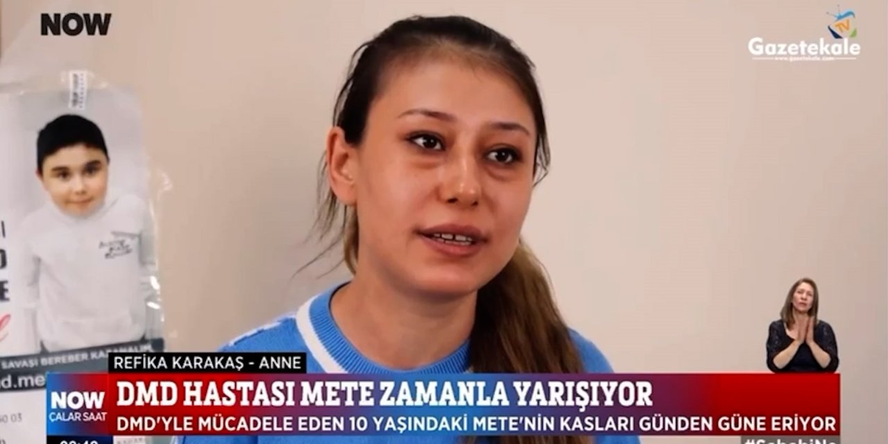 Kırıkkaleli DMD Hastası Mete, NOW TV’de Gündem Oldu