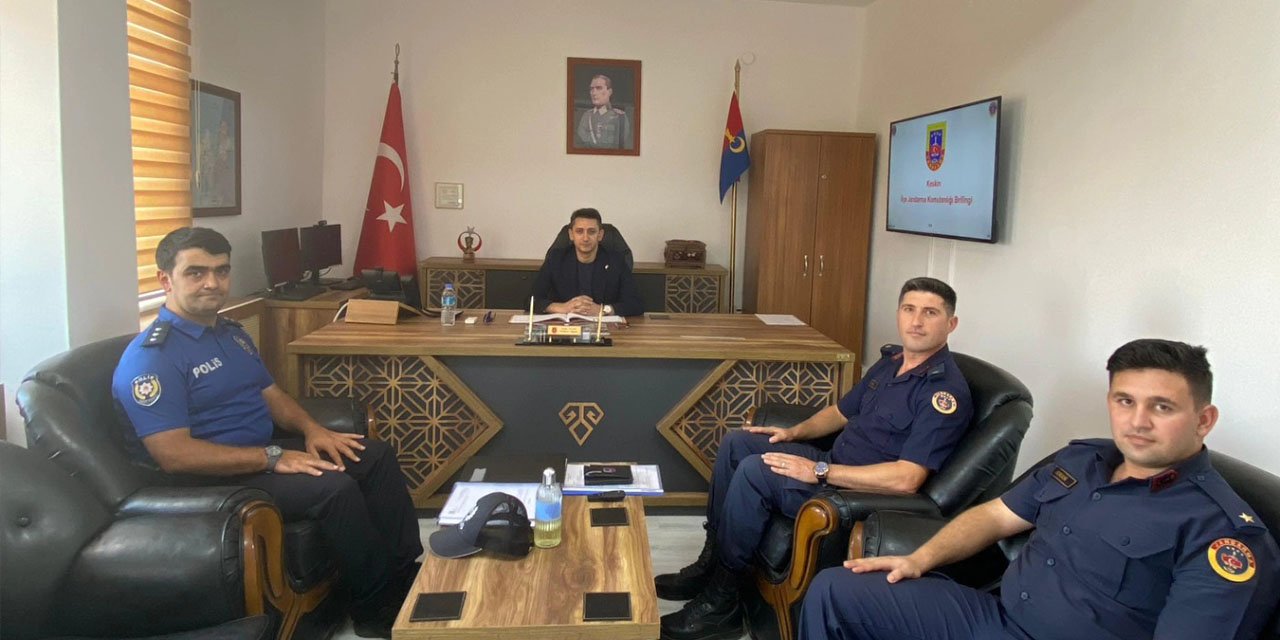 Kayatürk’ten İlçe Jandarma Komutanlığına ziyaret