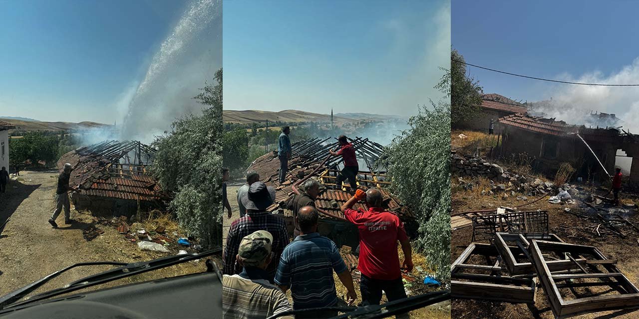 İnziloğlu Köyü’nde çıkan yangın kontrol altına alındı