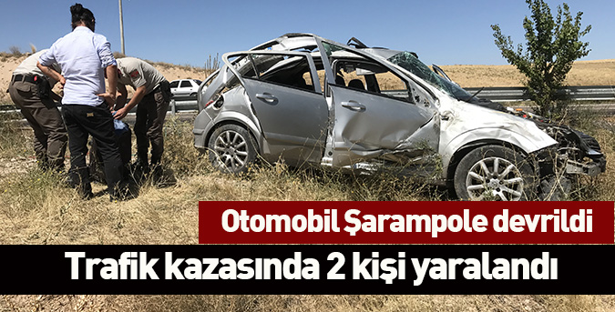Şarampole devrildi