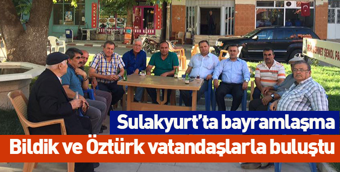 Sulakyurt’ta bayramlaşma