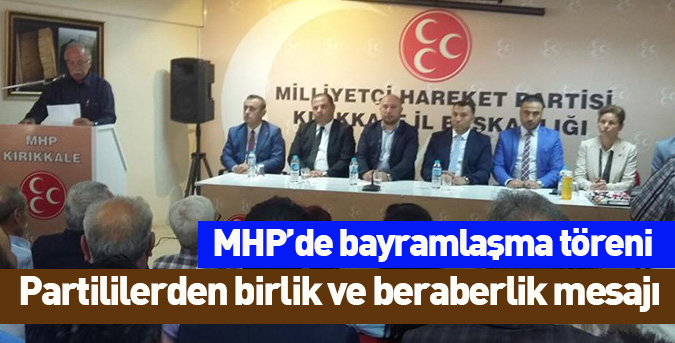 MHP’de bayramlaşma