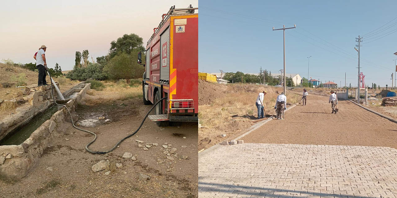 Balışeyh’te altyapı ve çevre düzenlemeleri hız kesmiyor