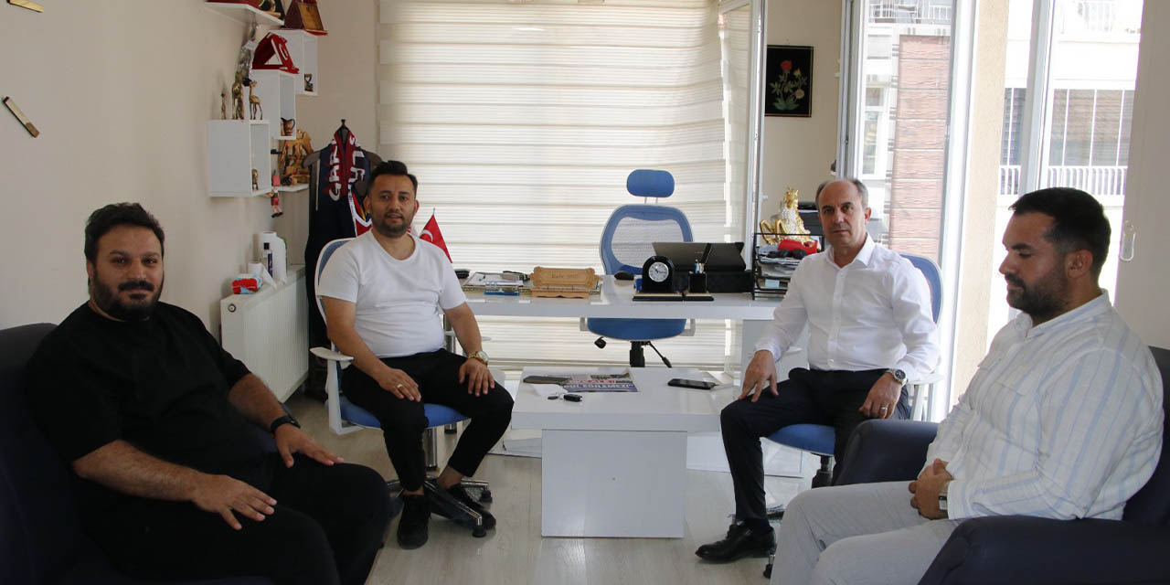 Akyüz’den Kırıkkale FK Başkanı Yahşi’ye hayırlı olsun ziyareti