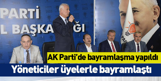 AK Parti’de bayramlaşma