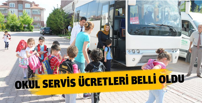Servis ücreti 165 TL