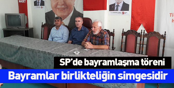 Saadet Partisinde bayramlaşma