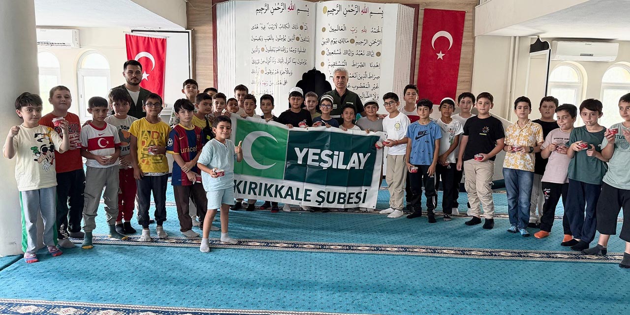 Yeşilay’dan Kur’an Kursu’na ziyaret