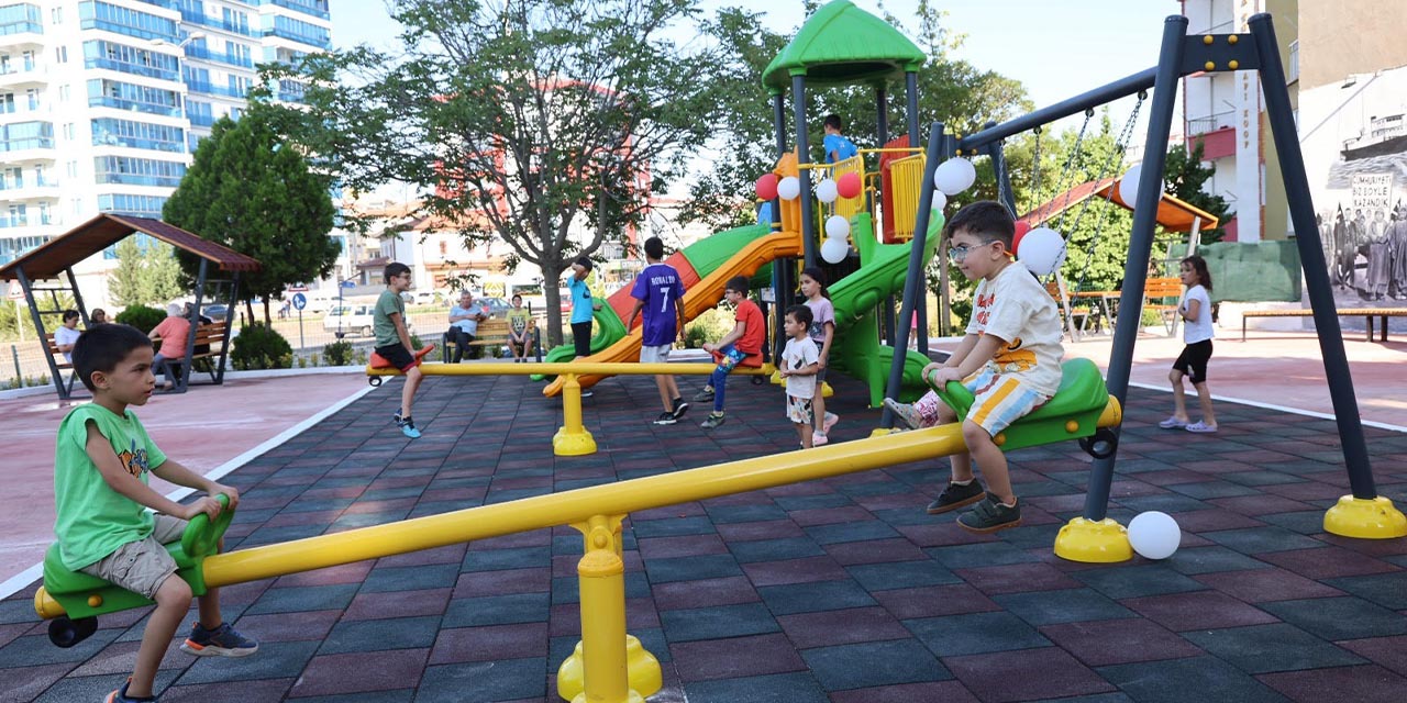 Hanımeller Parkı yenilenen yüzüyle hizmete açıldı