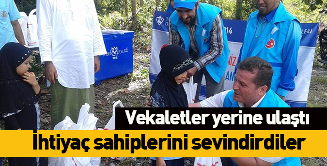 Vekaletler yerine ulaştı