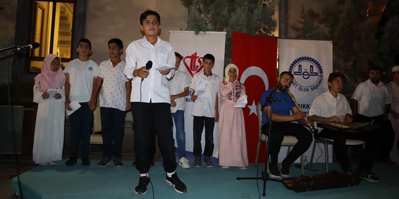 Yaz Kur’an kursları kapanış programı düzenlendi