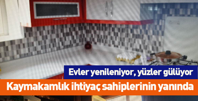 Evler yenileniyor, yüzler gülüyor