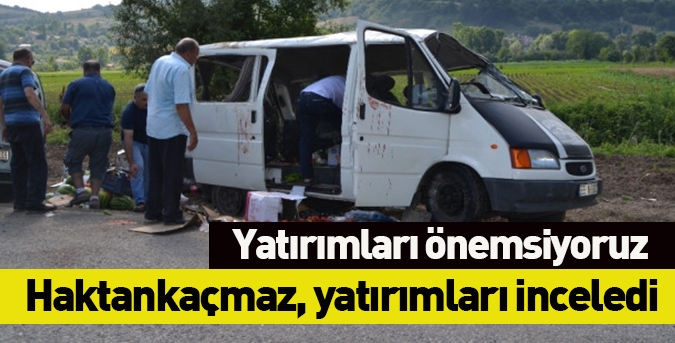 Haktankaçmaz, yatırımları inceledi