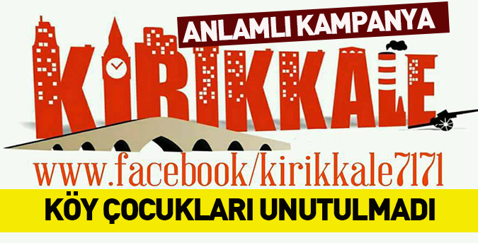 KIRIKKALE sayfasından anlamlı kampanya