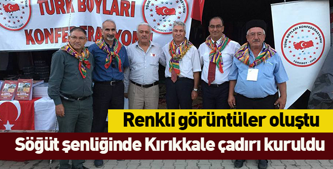 Söğüt şenliğinde Kırıkkale çadırı