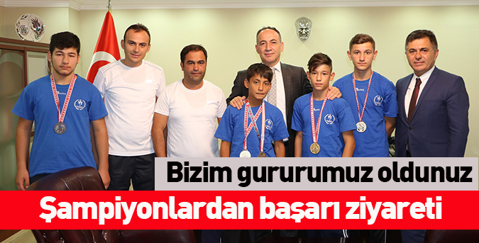 Bizim gururumuz oldunuz