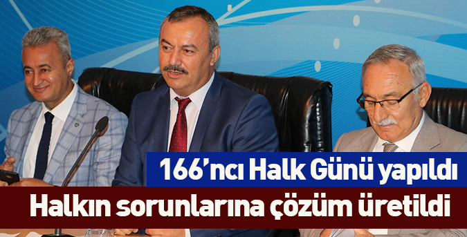 166’ncı Halk Günü yapıldı