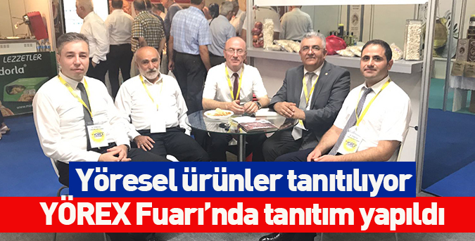 Yöresel ürünler tanıtılıyor