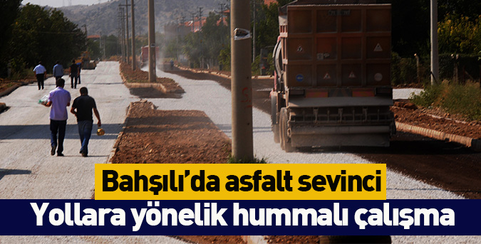 Bahşılı’da asfalt sevinci