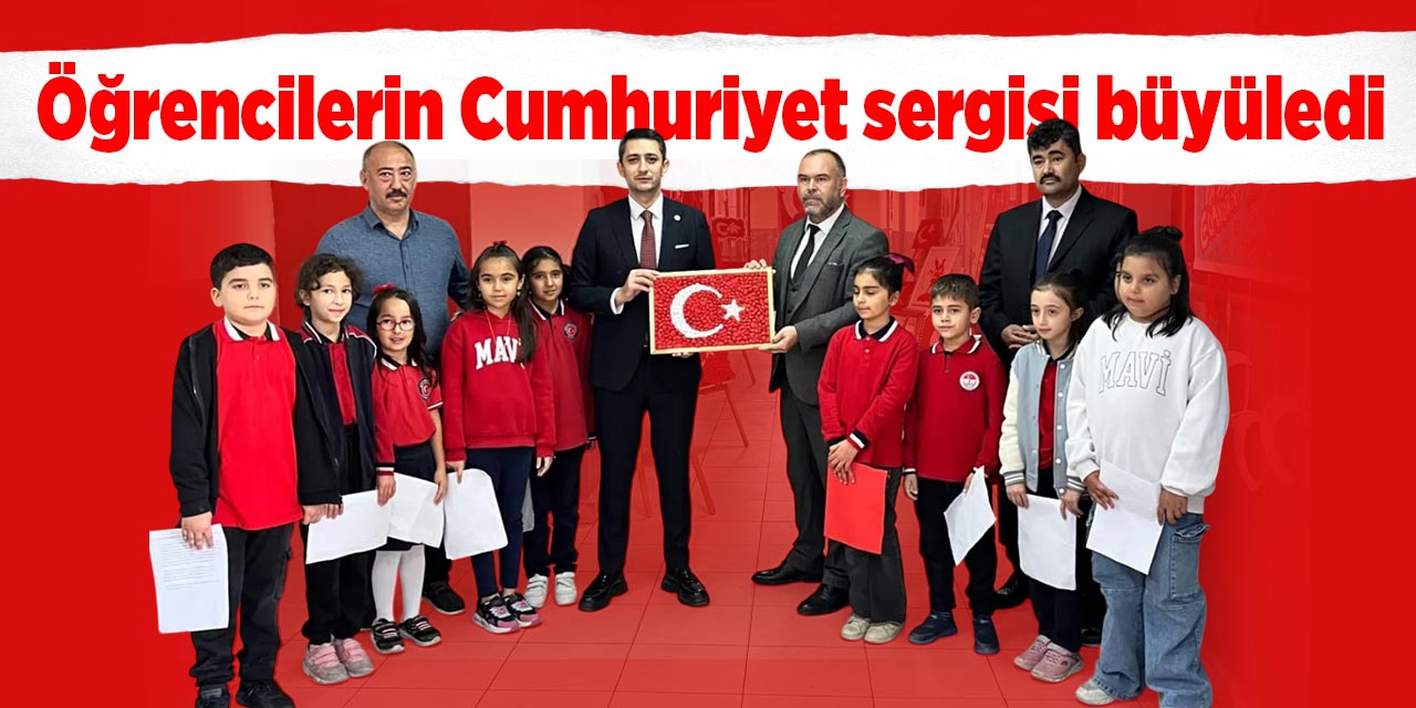 Keskin’de öğrencilerin Cumhuriyet sergisi büyüledi