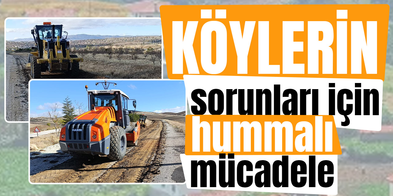 Köylerin sorunları için hummalı mücadele