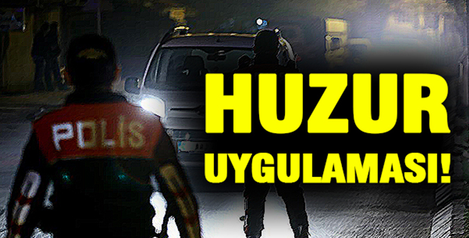 Parklarda huzur operasyonu