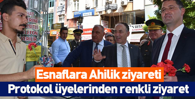 Esnaflara Ahilik ziyareti