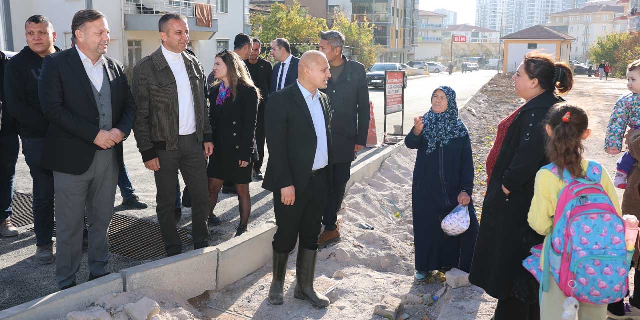 Başkan Önal, çalışmaları yerinde inceledi