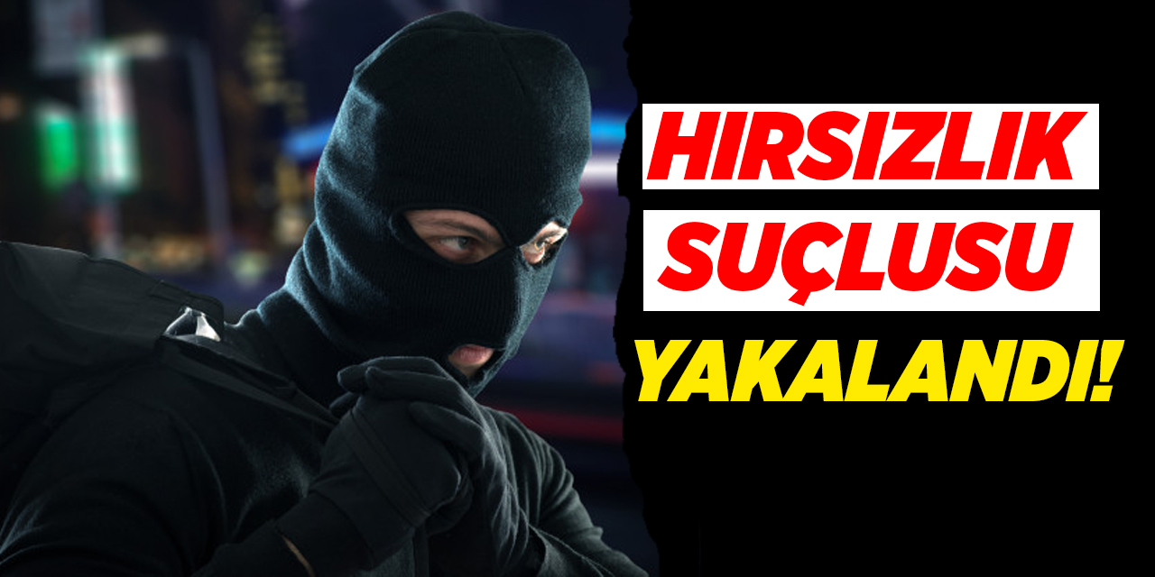Hırsızlık suçlusu yakalandı!