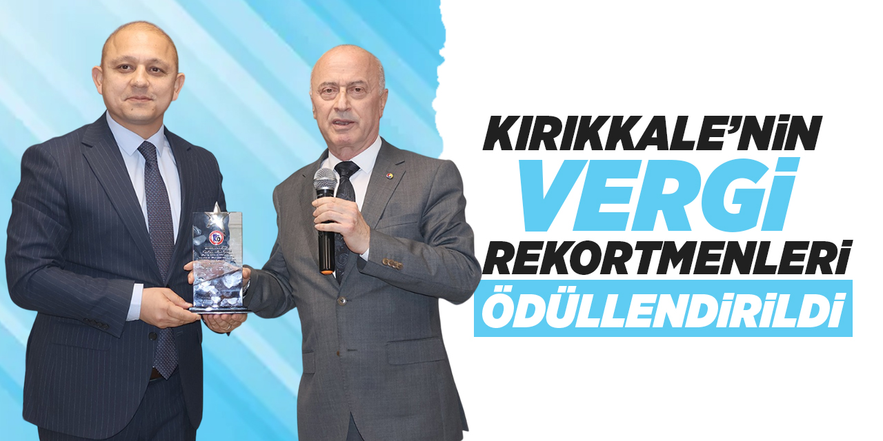 vergi rekortmenleri ödüllendirildi