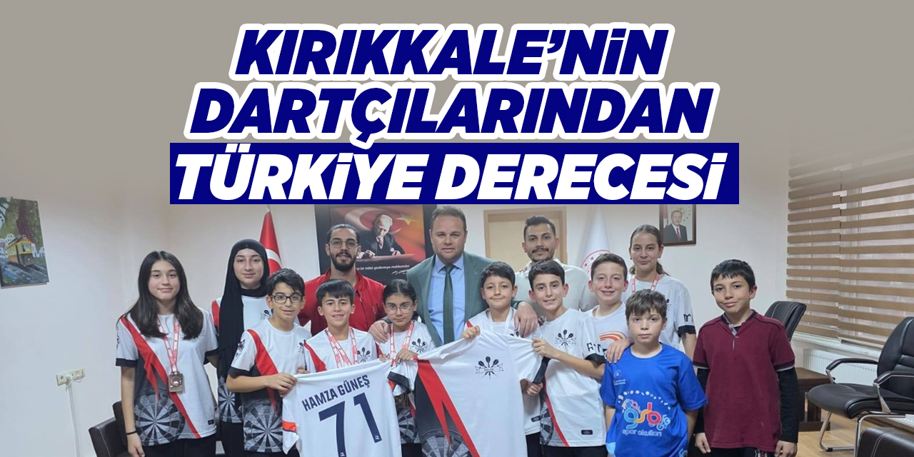 Kırıkkale’nin Dartçılarından Türkiye derecesi