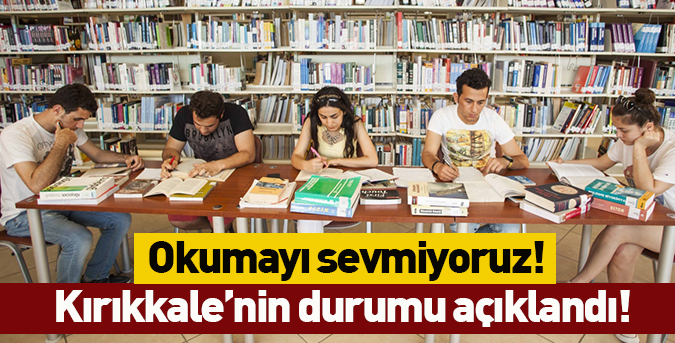 Okumayı sevmiyoruz!