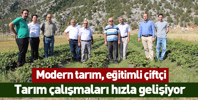 Modern tarım, eğitimli çiftçi
