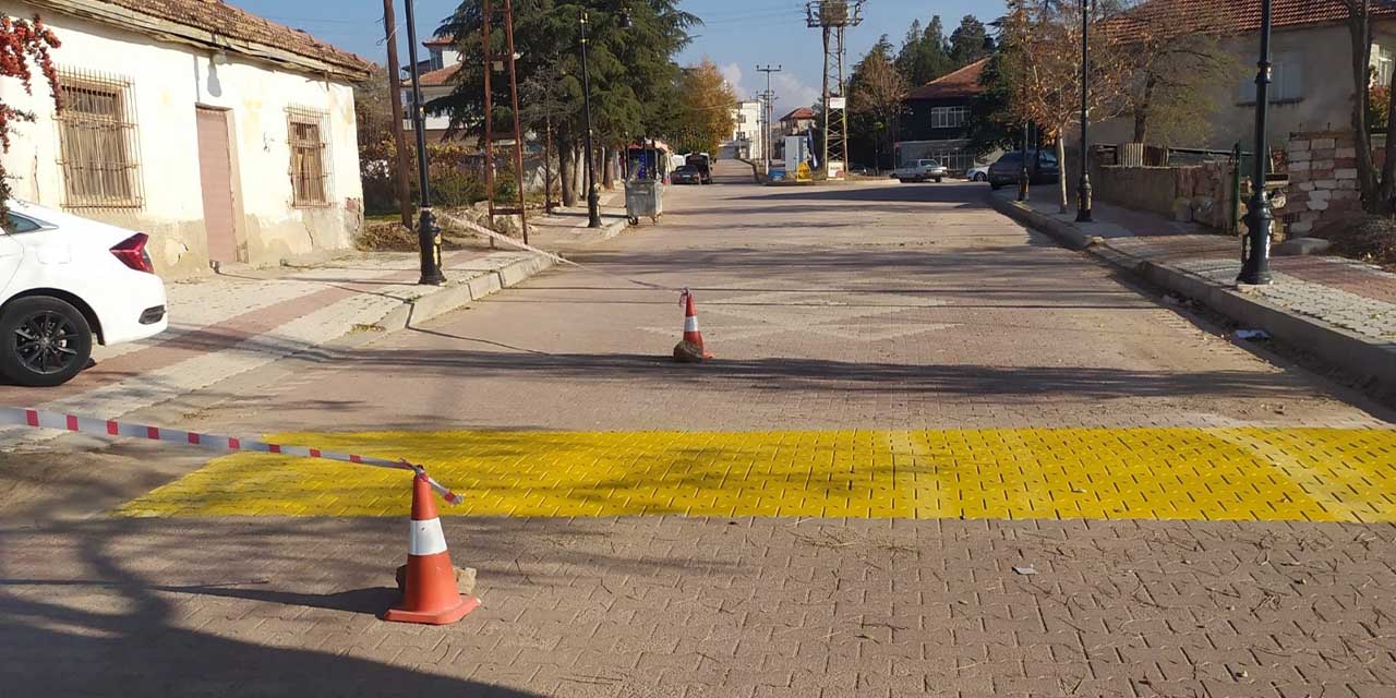Hasandede Köyü'nde trafik güvenliği artırıldı