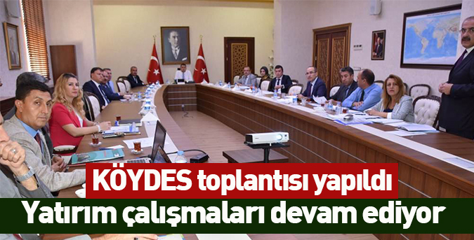 KÖYDES toplantısı yapıldı