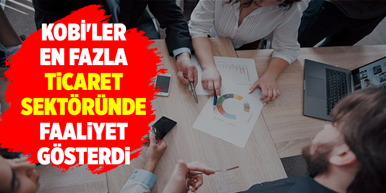 KOBİ'ler en fazla ticaret sektöründe faaliyet gösterdi