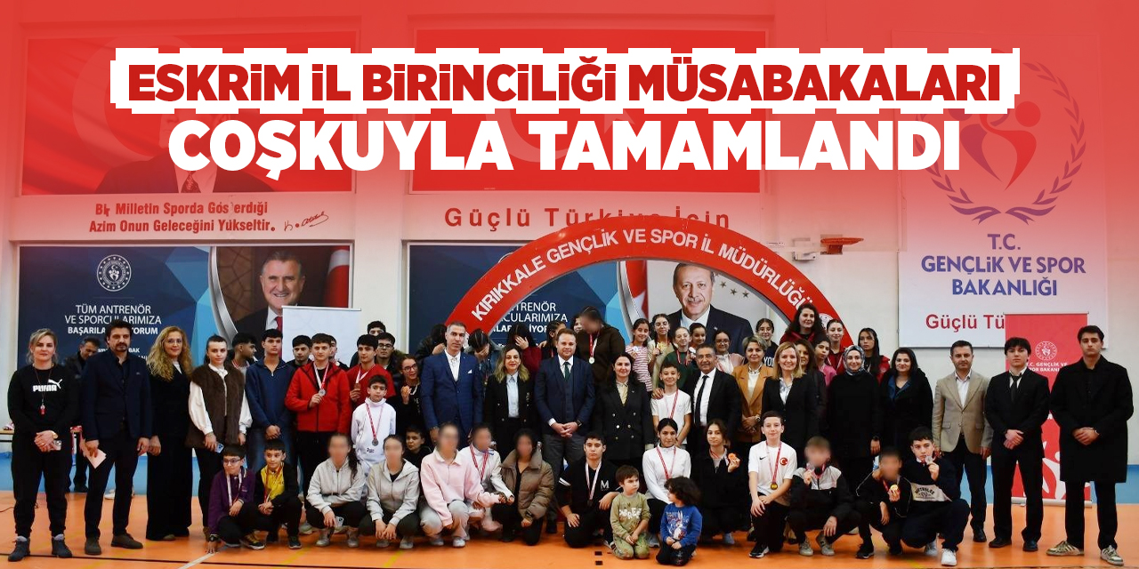Eskrim il birinciliği müsabakaları coşkuyla tamamlandı