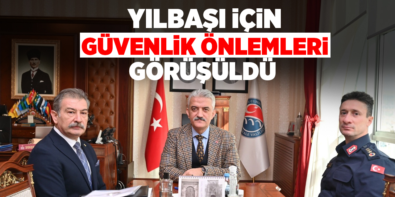 Yılbaşı için güvenlik önlemleri görüşüldü