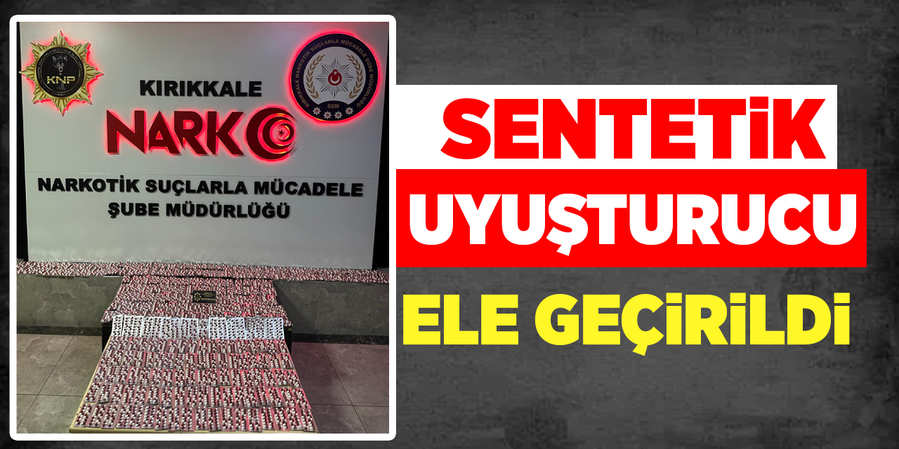 Sentetik uyuşturucu ele geçirildi