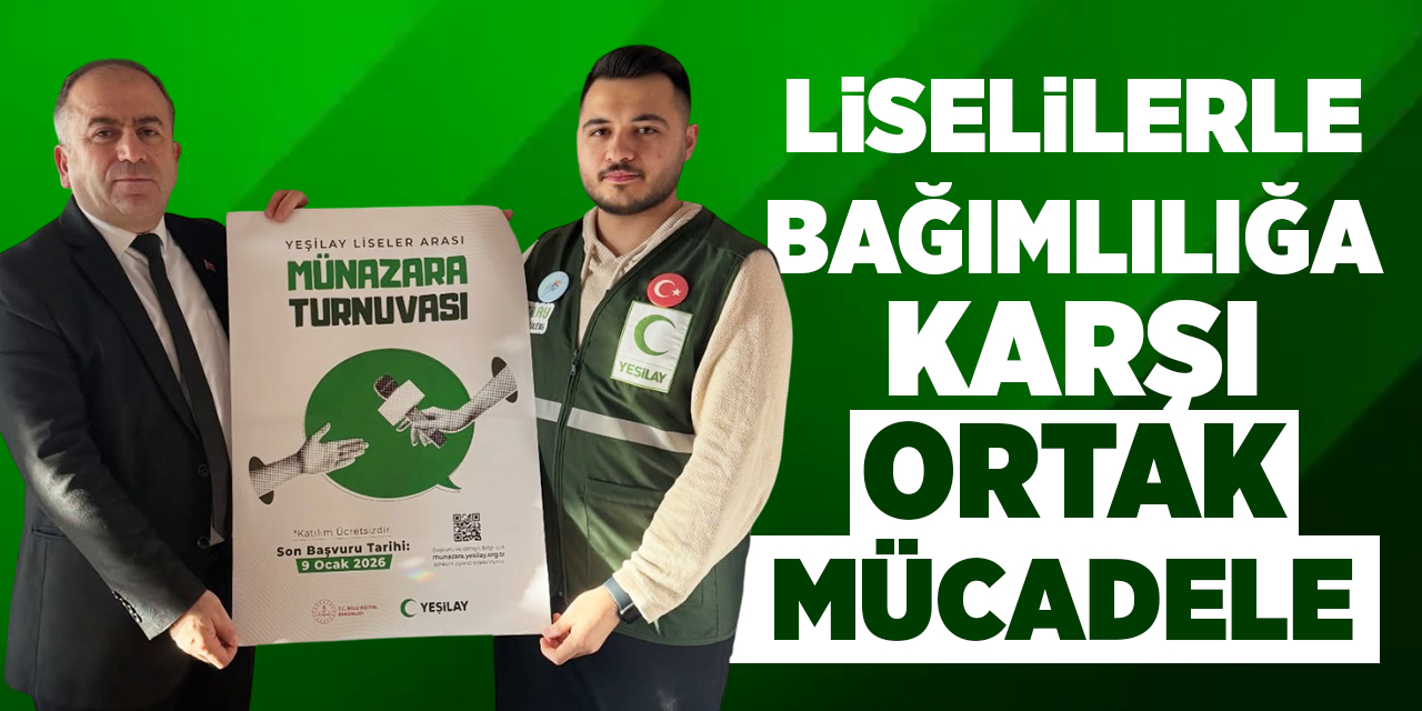 Liselilerle bağımlılığa karşı ortak mücadele