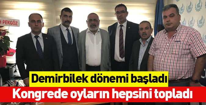Demirbilek dönemi resmen başladı