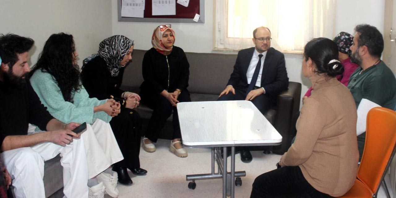 Başhekim Varol’dan psikiyatri servisine saha ziyareti