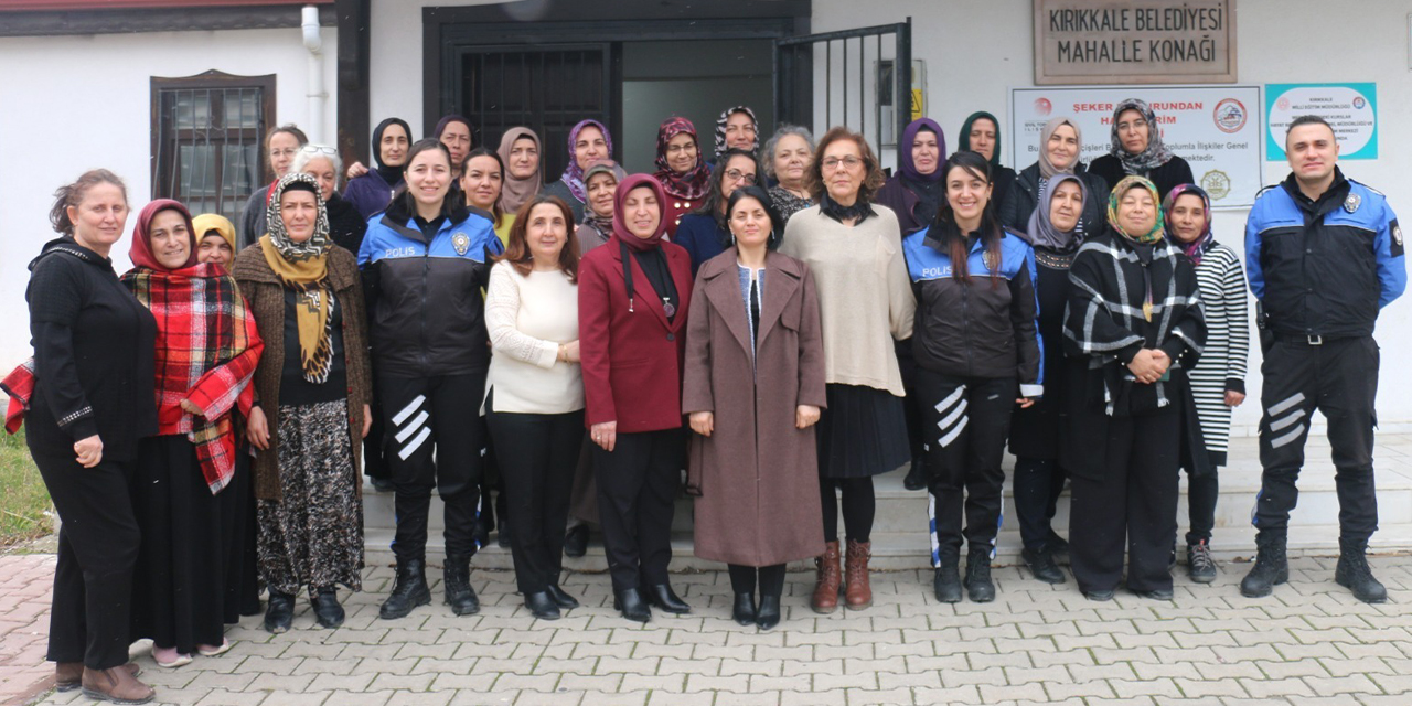 Kadınlar KADES ve dolandırıcılığa karşı bilgilendirildi